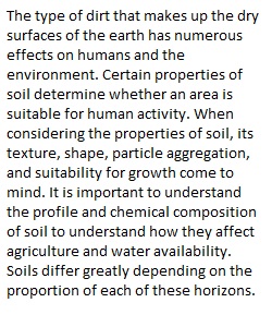 Lab Report : Soil properties